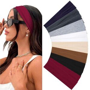 Headbands for Women 16 Pack Elastic Hair Bands for Women' NEUTRAL NUDE COLORS